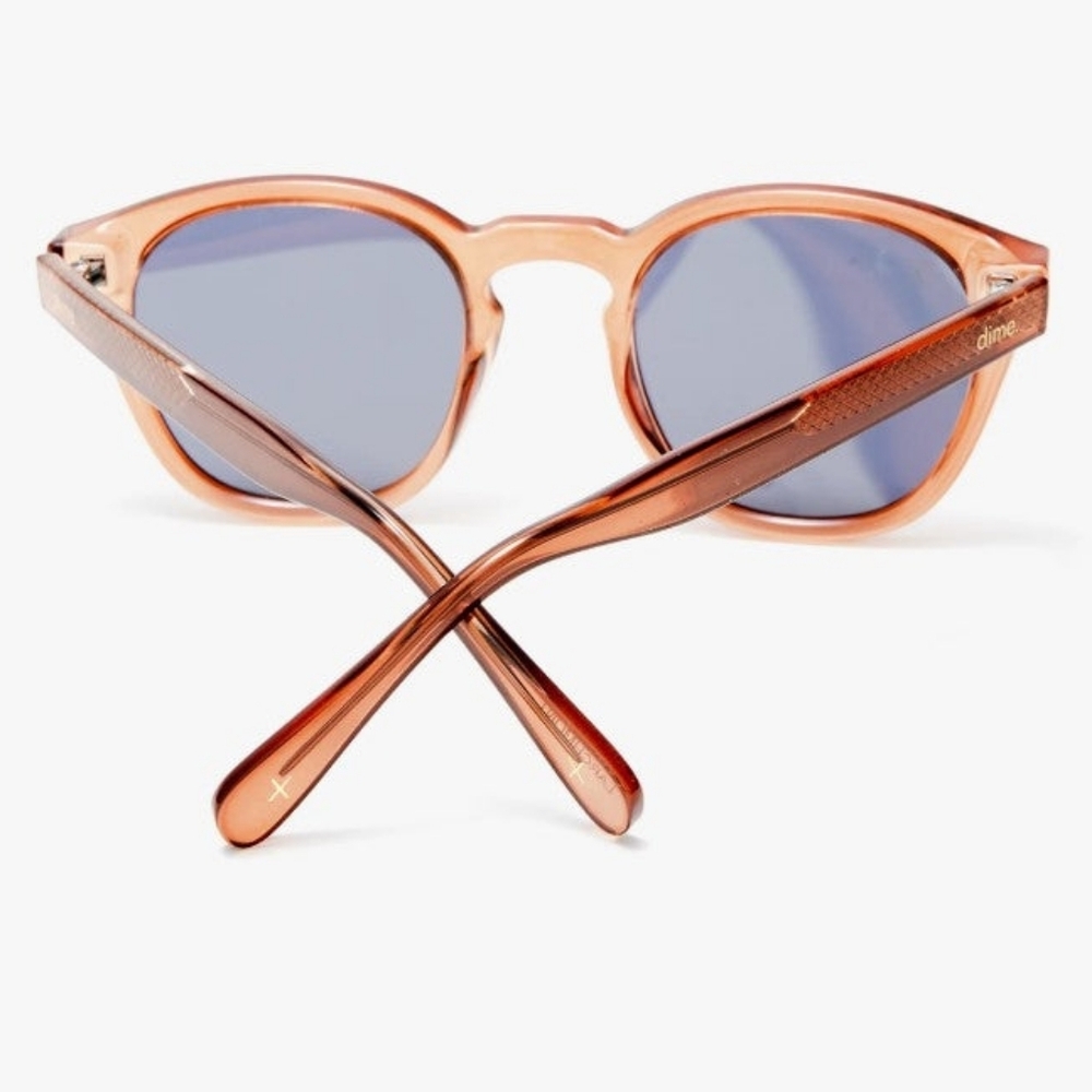 ❤️ 3 for $10 ❤️ Dime Larchmont Brown Sunglasses with Gold Reflective Lenses